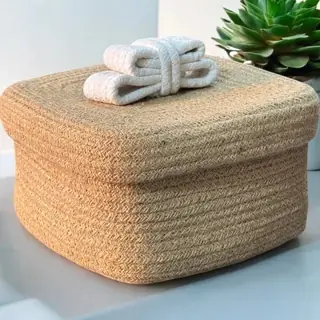 Jute Storage Bin