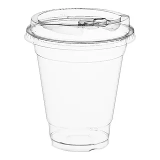 Clear Cup with Strawless Lid