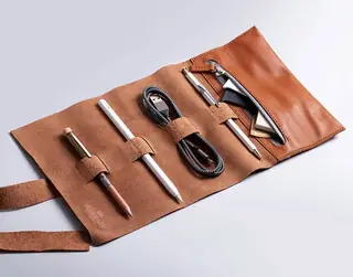 Leather Cable Organizer