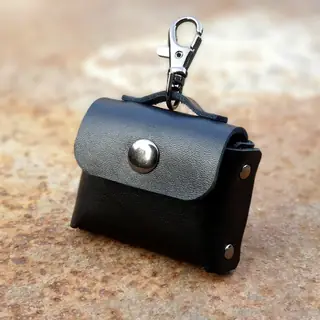Leather Earphone Pouch